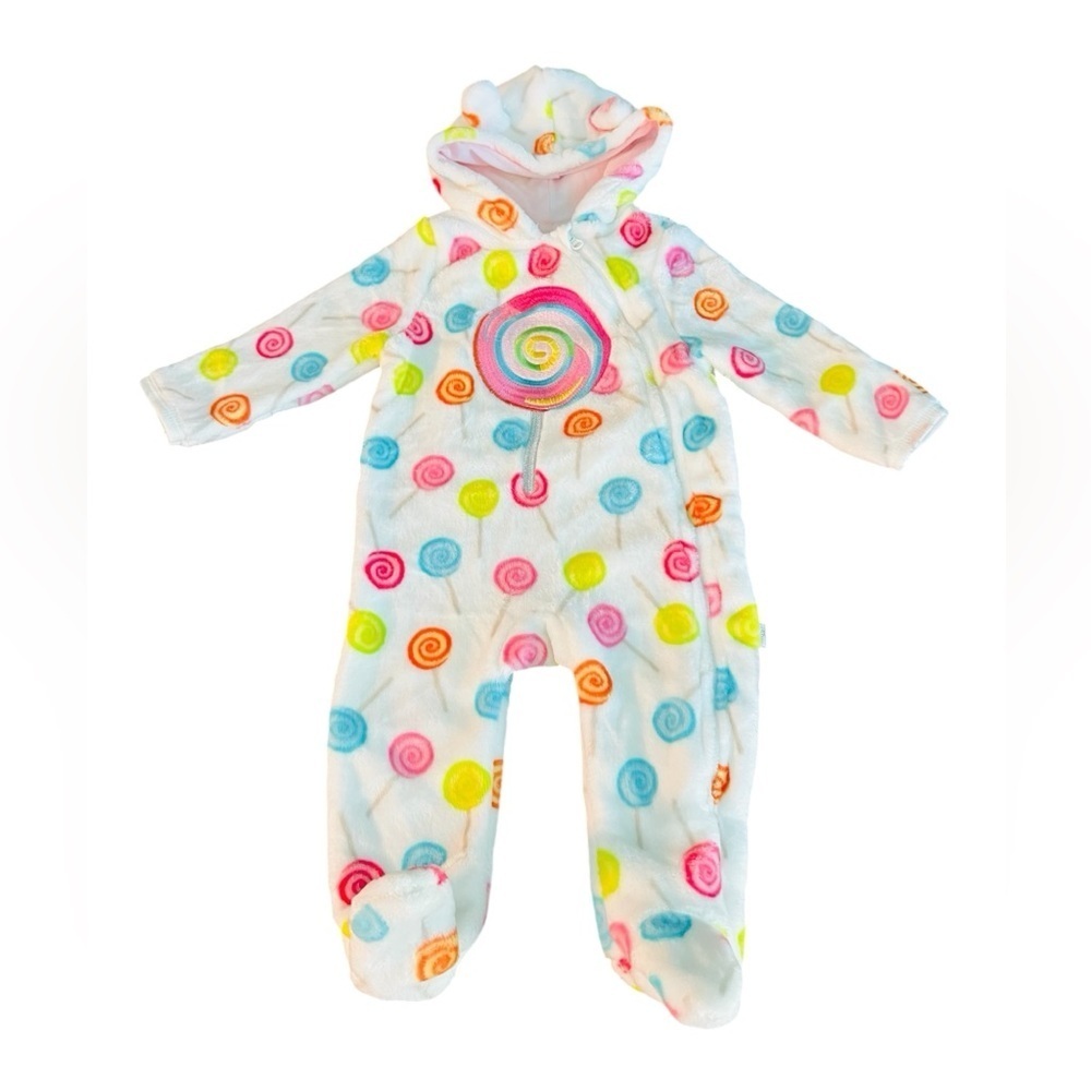 Little Joy Colorful Lollipop Kids Footie Size 6-12 Months